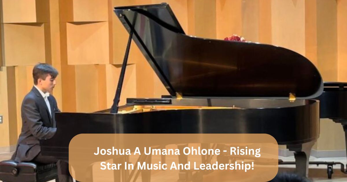 Joshua A Umana Ohlone - Rising Star In Music And Leadership!